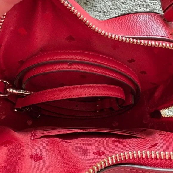 Kate Spade Red Heart-Shaped Bag - Picture 3 of 6